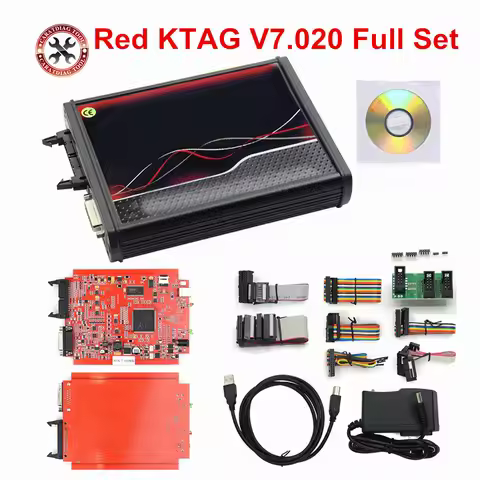 Unlimited EU Red KTAG V7.020 4 LED 2.25 SW Online KESS V5.017 K-TAG 7.020 Master KESS 5.017 V2.80 OB