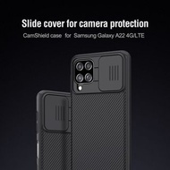 三星 Samsung Galaxy A22 4G / LTE  - Nillkin 黑鏡Pro系列 手機硬殼 保護鏡頭滑蓋設計 保護套 CamShield Case &amp; Silde Cover for Camera Protection