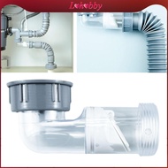 [Lohobby] Sink Drain Pipe Pipe Connector PVC Tube Connector Dishwasher Clear Professional