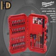 Milwaukee SHOCKWAVE Impact Duty Screw & Drill Bit Set / 40 Pcs / Heavy Duty / 4932-4920-04