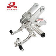 Racing Boy Rcb Racing Footrest Y15zr Y15 S2 Single Footrest Set Yamaha Y15zr Y15 Silver / Gold / BLA