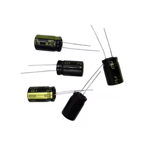 5PCS Low ESR Capacitor Panasonic 470uF 50V For ESC Matek PDB FPV RC FPV Racing Drone Accessories