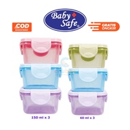 Baby Safe FC003 FC002 Food Container 60ml 150ml - Baby Food Container