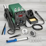 ILIBILIB 700W 2-in-1 Solder Station & Hot Air Tool, LED Display, 100-500°C Adjustable, °C/°F, Calibr