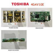 TOSHIBA LCD TV 40AV10E Power Board KPS+L200C3 Main Board MST6M48 Inverter Board SSI400_08A01