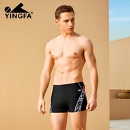 Yingfa กางเกงบ็อกเซอร์สำหรับผู้ชาย,ชุดว่ายน้ำกีฬาดำแห้งเร็วกางเกงว่ายน้ำแข่งมืออาชีพ