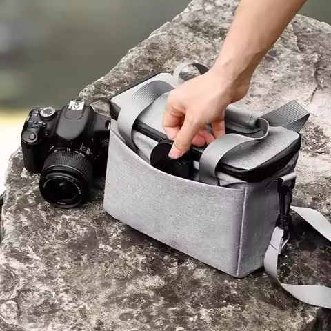 DSLR Camera Bag For Canon EOS R100 R10 R50 R7 RP 250D 200D M200 M50 M6 SX70 SX60 Nikon ZFC Z50 Z30 Z