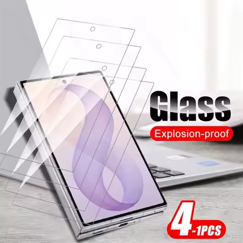 4-1Pcs 9H Clear Tempered Glass Outer Screen Protector for Samsung Galaxy Z Fold 8 Fold8 ZFold8 Z8 5G