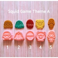 Cookie cutter GAME THEMESQUID a 1-5 (choose 1 motif)