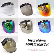 VISOR Helmet MHR III Half Cut Steng Separuh Visor Only 100% New / Helmet Accessories / Motor Accessories / Motor Spare Parts 🏍️