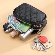 Direct Sale New Diamond Embroidery Coin Purse Key Ring Storage Bag Double Layer Zipper Large Capacit