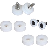 8Pcs Body Window Roller Rear Quarter Glass Set Compatible with Chevy,Malibu,Skylark,F85,Cutlass,442,