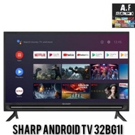 Sharp 2T-C32Bg1I Android Tv 32 Inch 32Bg1I / 2Tc32Bg1I / 2T C32Bg1 New