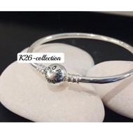 S925 Silver Plated Charms Bangle