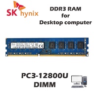 Desktop Computer RAM DDR3 DDR3L  4GB 8GB 1333/1600MHz PC3-12800UDIMM Hynix Memory in stock