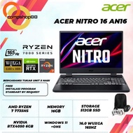 Laptop Gaming Acer Nitro 16 Amd Ryzen 7 7735Hs Rtx4050 6Gb/ 16Gb 512Gb