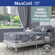 MaxCoil Fantasy World Fitted Bedsheet Set Available in Single | Super Single | Queen | King