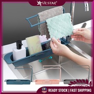 VRstar Multifunctional Kitchen Telescopic Sink Storage Shelf Adjustable Holder Expandable Storage Dr