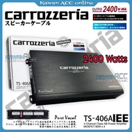 Carrozzeria Japan 4 Channel Car Amplifier 2400 Watts TS-406A Class A/B Car 4ch Power Amp