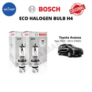 BOSCH Eco H4 Halogen Headlamp Bulb 12V 60/55W H4 Bulb for Toyota Avanza(2003-2011(F600) Lampu Mentol Depan Toyota Avanza