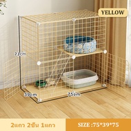 สินค้าอยู่ในไทย พร้อมส่ง😺กรงแมวขนาดใหญ่ คอกน้องแมว คอกกรงสัตว์เลี้ยง DIY คอกกรงแมวและสุนัข คอกสัตว์เ