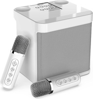Ehomemall คาราโอเกะ ลำโพงบลูทูธ กำลังไฟสูง Bluetooth Speaker YS203 ไมโครโฟนไร้สาย ลําโพงแบบพกพา ไมค์2ตัว portable karaoke รองรับ AUX TF USB