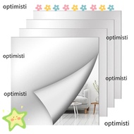 OPTIMISTI 1pc Acrylic Mirror Sheet, Simple Self Adhesive Non Glass Mirror Stickers,  Shatterproof 1.