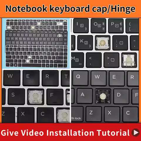 Replacement Keycap Key cap &Scissor Clip&Hinge For HP EliteBook 840 G3 745 G3 745 G4 840 G4 848 G4 K