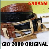 Original Gesper Pria Gio 2000 Ikat Pinggang Pria Import Persegi gesper kulit / ikat pinggang pria bo