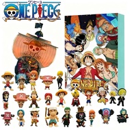 24PCS One Piece Christmas Advent Calendar Gift 24 Days Countdown Xmas Surprise Box Anime Themed Holi