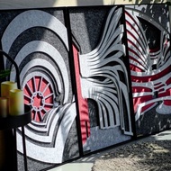 吸音藝術畫 - 曲線建築系列 (一套裝含三幅 )