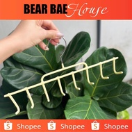 Convenient Space-Saving 8-Branch Iron Hook