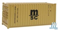 MJ 現貨  SceneMaster 949-8057 HO規 20呎 msc 貨櫃 土黃