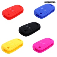 [SM]2 Button Silicone Car Remote Flip Key Fob Shell Protect Cover Case for Opel