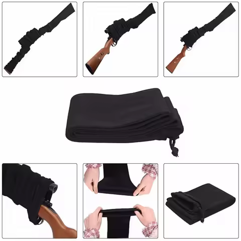 Airsoft Gun Sock Rifle Pistol Knit Polyester Rifle Gun Holster Protector Cover Bag Moisture Proof St
