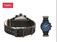 Timex 20mm 黑色雙層皮錶帶 nato leather strap TW4B04200 - 包平郵