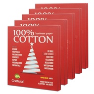 90gsm 100% cotton paper Lette size  white color watermark waterproof 500 sheets MCYT003