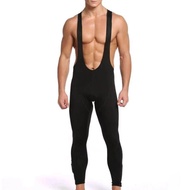 Celana Roadbike BIB short Black panjang / Celana sepeda panjang BIB Hitam polos