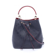 【二手】LOUIS VUITTONNeoNoe 手提包 M45306 海軍藍紅皮革 女士款