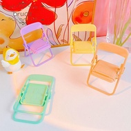 BRUCE1 Mini Chair Phone Stand, Decorative Plastic Mobile Phone Holder, Cute Mini Chair Protable Foldable Mini Phone Holder Men