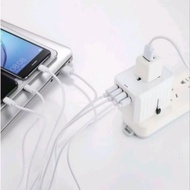 Universal Multifunction Over Plug Adapter 4 USB + 2 Type C Electrical Plug/ Universal International 