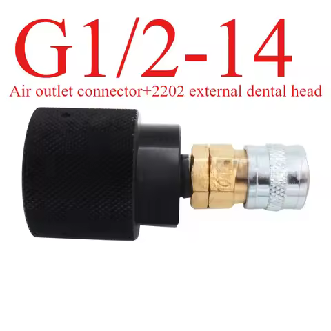 ‌G1/2-14 Thread Air Refill Adapter with Foster Quick Connect, Universal CO2/N2 Regulator for Paintba