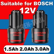 12V Li-Ion Battery Rechargeable Lithium Battery 2.0Ah 1.5Ah Replacement for Cordless Battery drill L