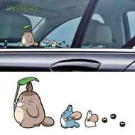 INSTORE Funny Anime Comics Cartoon Auto Window Decals Car Stickers Creative Cover scratches Totoro Windshield Accessories Decoration Reflective Sticker