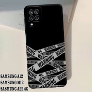 Soft Case Samsung A12 Samsung M12/ Samsung A22 4G Softcase Pro Camera Softcase Flexible - F86