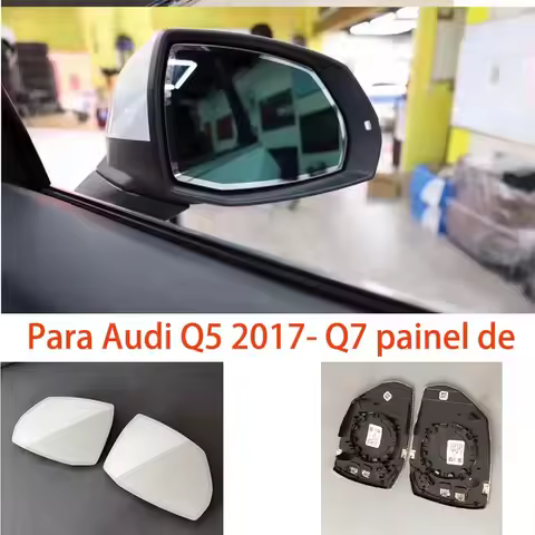 For Para Audi Q5 2017- Q7 painel de espelho retrovisor antirreflexo 4M0 857 535E/536D