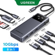 UGREEN Uno 8-in-1 USB-C Hub - 10Gbps Data Transfer, Powerful PD100W Charging, 4K@60Hz HDMI, SD/TF Ca