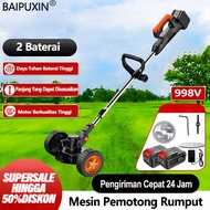 Mesin pemotong rumput Mesin Pemotong Rumput Baterai Cordless Lawn Mower Grass Trimmer Taman Alat Pot