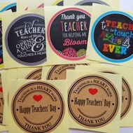 Teachers Day Sticker Label or Gift Tag (SG Seller)