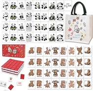 Seaside Escape Tile Game, Mahjong Tile Set with 65 Tile, Travel Mahjong Set with Handbag for Spring